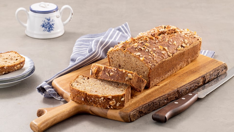 Bolo de iogurte de ameixa