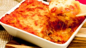 Escondidinho de Carne com Mandioquinha e Queijo Prato