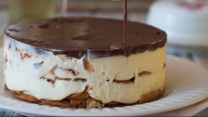 Pavê de Leite Condensado com Chocolate