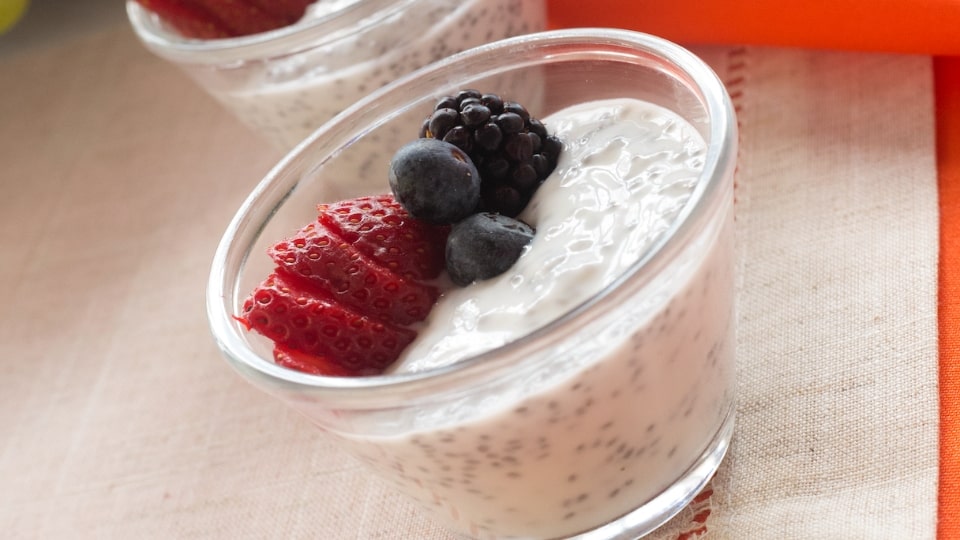 Pudim de Chia Zero Lactose