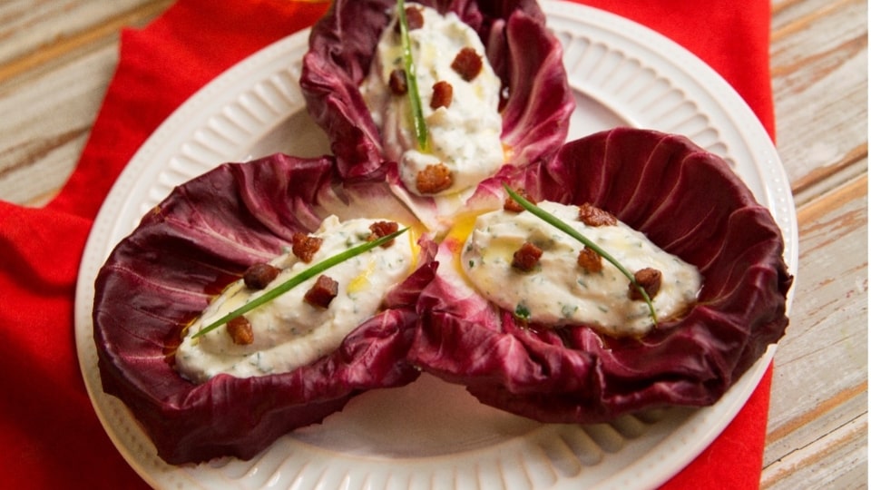 Radicchio com Creme de Ricota