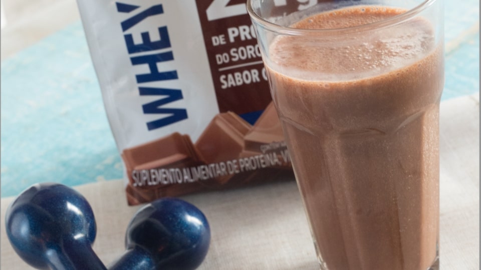 Shake proteico de Chocolate