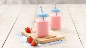 Smoothie de Morango e Banana