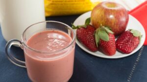 Vitamina Maçã e Morango Parmalat Max