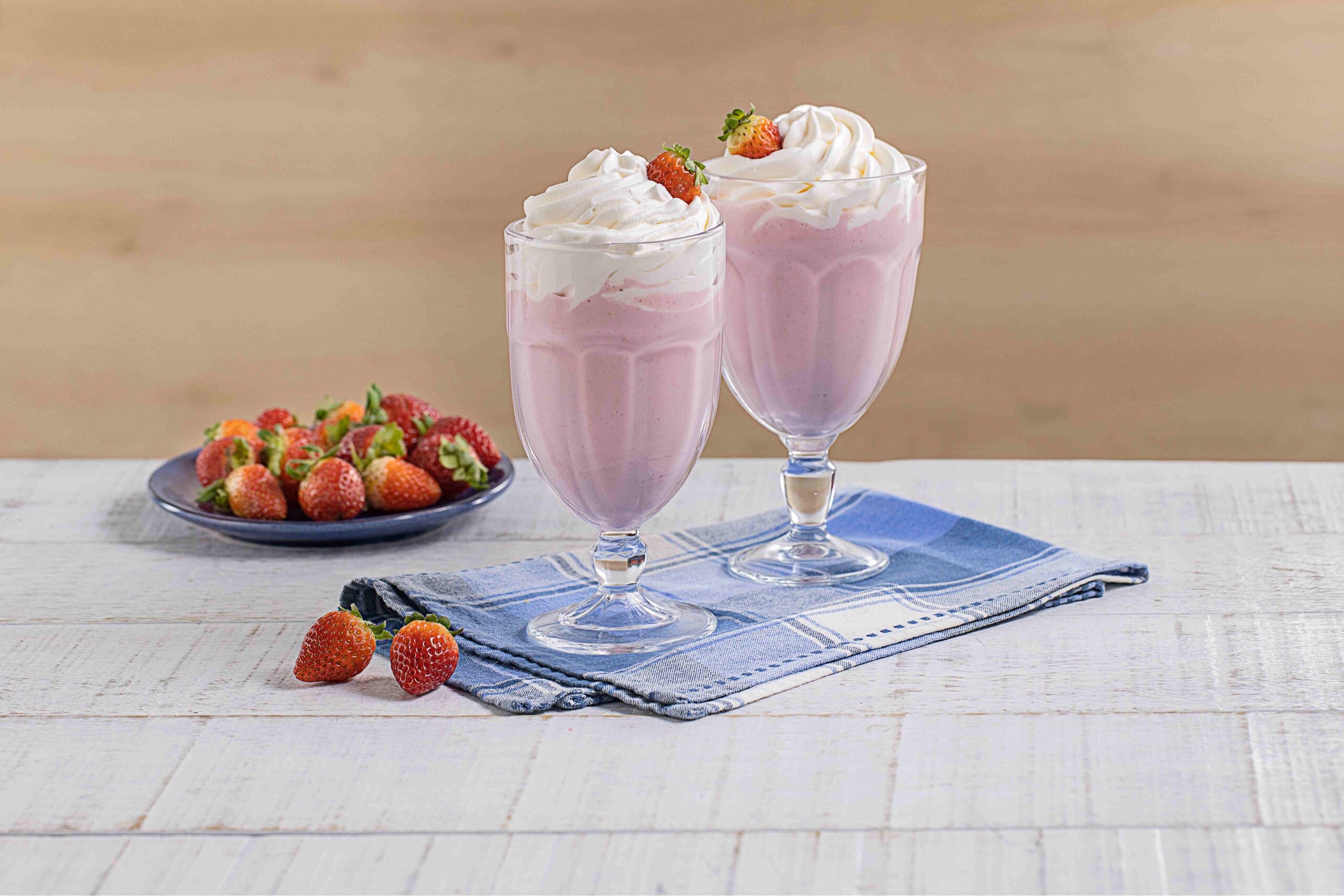 Smoothie Cremoso de Morango 