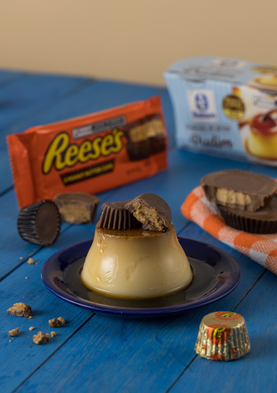 Pudim Batavo com Reese’s